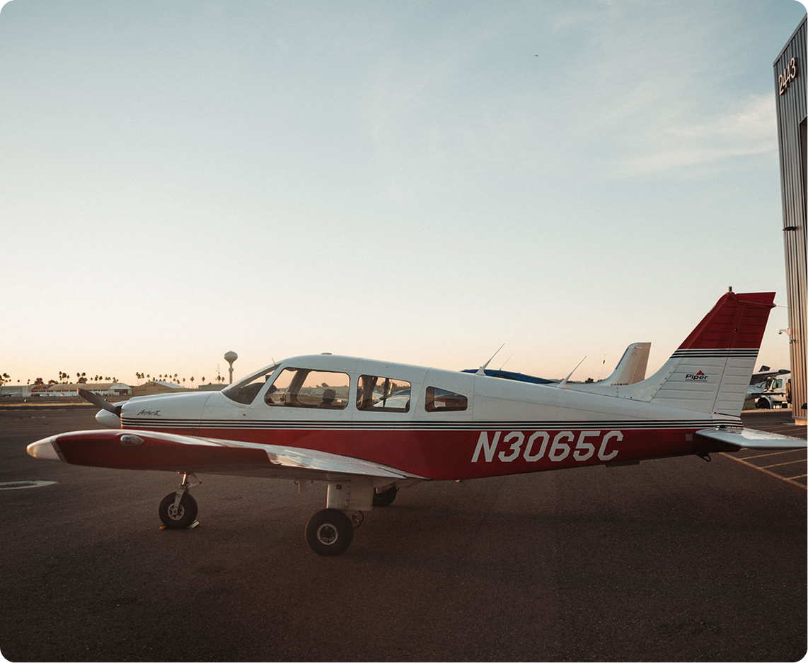 Venture West Aviation aircraft at Falcon Field